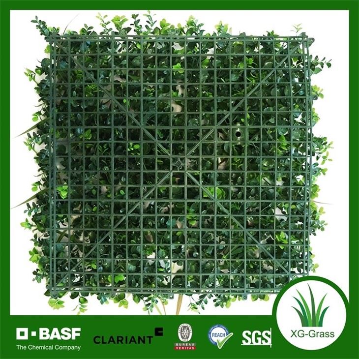 Xingu Artificial Green Wall 50*50 Dense Foliage Year-Round Indoor-Outdoor Decor Panel suppliers